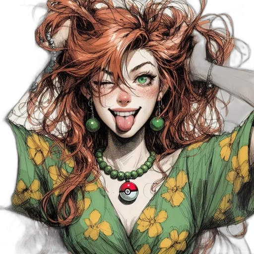 face, jewelry, comic book art, concept art transparent PNG cut-out