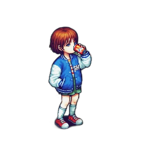 jacket, bottle, creature, face transparent PNG cut-out
