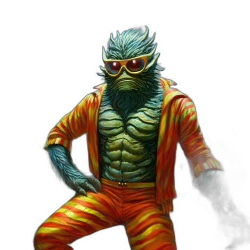 creature, mask, animal, jacket transparent PNG cut-out