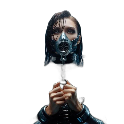 mask, face, robot, weapon transparent PNG cut-out