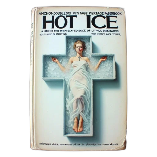 vintage, paperback, book, woman transparent PNG cut-out