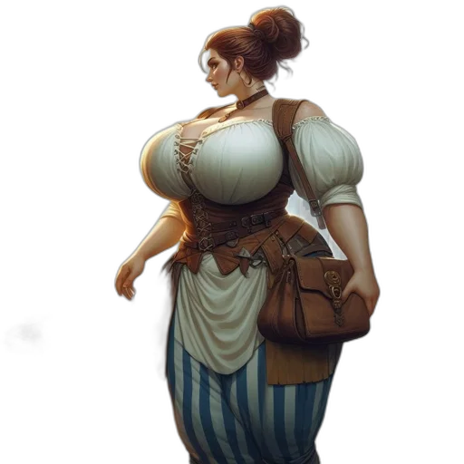 dress, staff, concept art, fantasy art transparent PNG cut-out