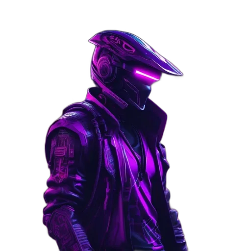 jacket, mask, robot, face transparent PNG cut-out