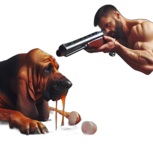 weapon, animal, photorealistic, concept art transparent PNG cut-out