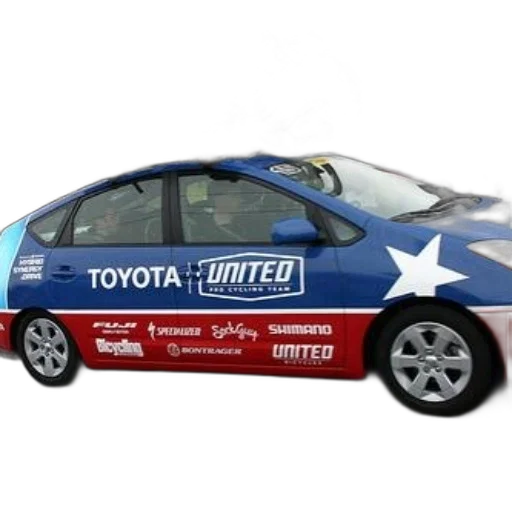 car, toyota, prius, united transparent PNG cut-out