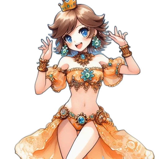 crown, dress, staff, jewelry transparent PNG cut-out