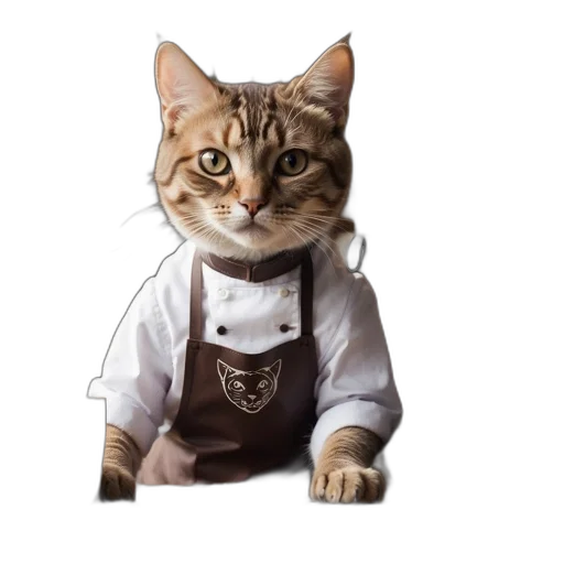 staff, animal, food, photorealistic transparent PNG cut-out
