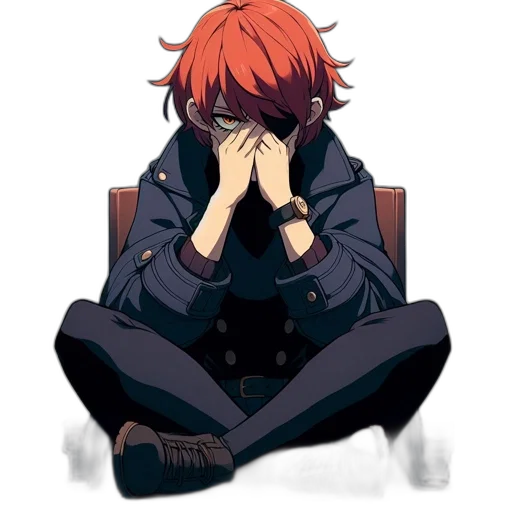 jacket, mask, face, crown transparent PNG cut-out