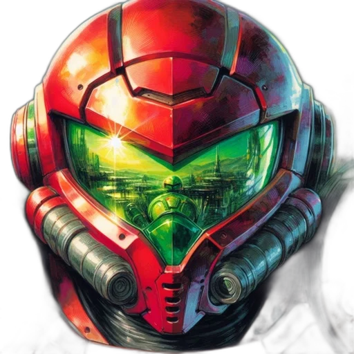 robot, mask, face, concept art transparent PNG cut-out
