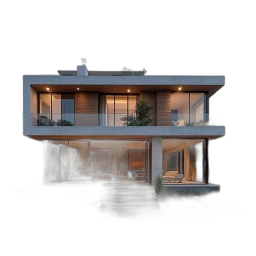 building, 3d render, photorealistic, concept art transparent PNG cut-out