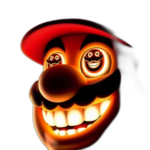 face, mask, hat, creature transparent PNG cut-out