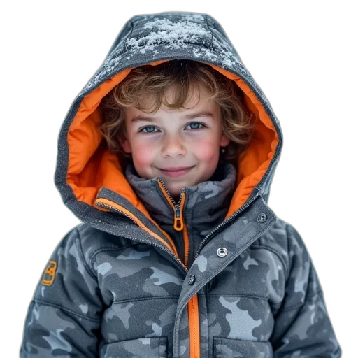 jacket, face, hat, creature transparent PNG cut-out