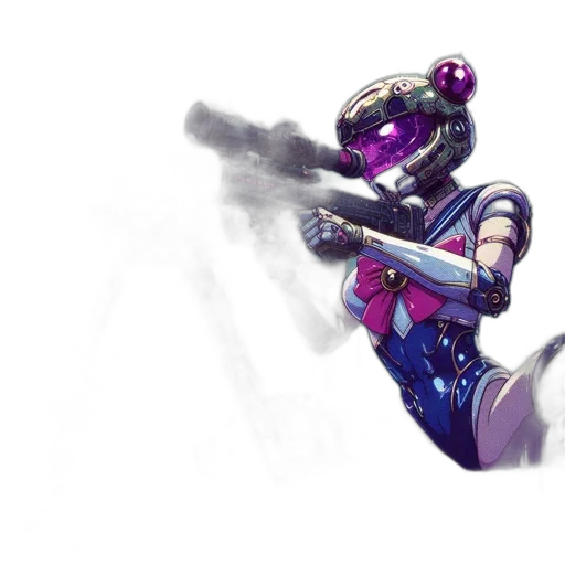 robot, weapon, staff, concept art transparent PNG cut-out