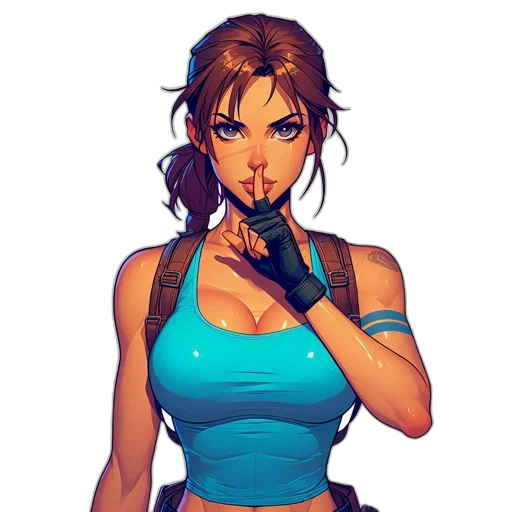 staff, weapon, face, comic book art transparent PNG cut-out