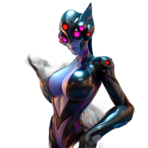 robot, mask, dress, creature transparent PNG cut-out