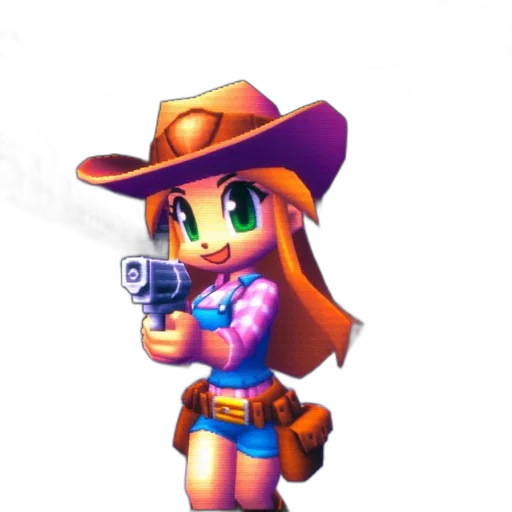weapon, hat, staff, robot transparent PNG cut-out