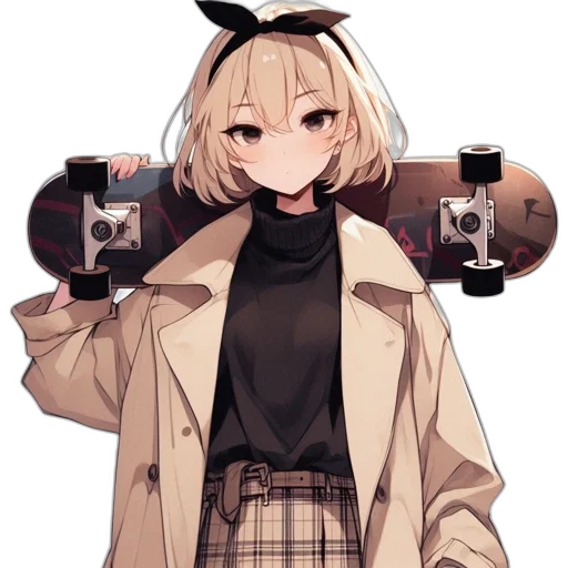 staff, weapon, jacket, robot transparent PNG cut-out