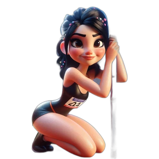 staff, dress, weapon, cartoon transparent PNG cut-out