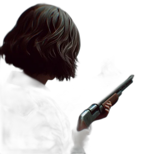 staff, weapon, sword, hair transparent PNG cut-out