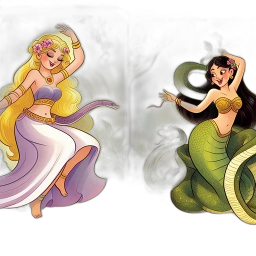 concept art, fantasy art, comic book art, watercolor transparent PNG cut-out