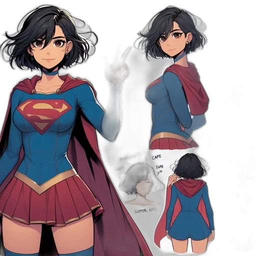 concept art, comic book art, anime, cartoon transparent PNG cut-out