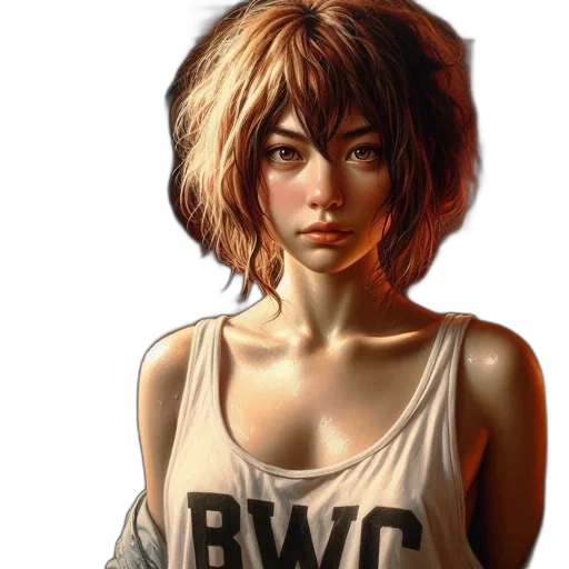 face, dress, hair, jacket transparent PNG cut-out