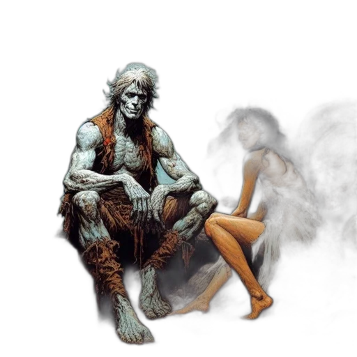 creature, concept art, fantasy art, comic book art transparent PNG cut-out