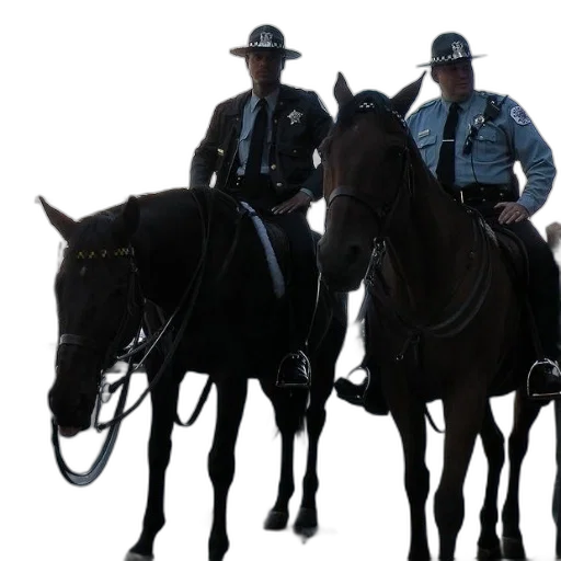 staff, concept art, two, police transparent PNG cut-out