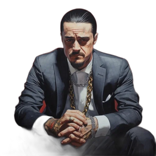 face, jacket, animal, photorealistic transparent PNG cut-out