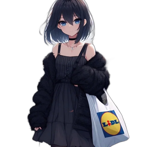 dress, jacket, umbrella, food transparent PNG cut-out