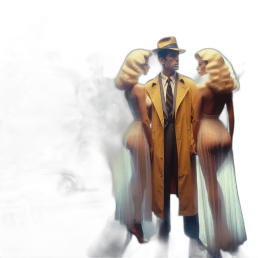 jacket, staff, weapon, hat transparent PNG cut-out