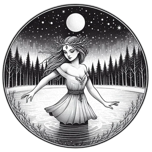 dress, fantasy art, pencil sketch, concept art transparent PNG cut-out