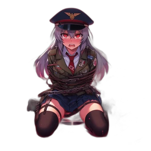 weapon, staff, jacket, hat transparent PNG cut-out