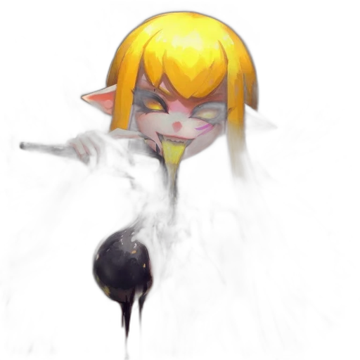weapon, staff, mask, creature transparent PNG cut-out