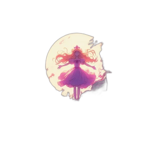 crown, hair, creature, flower transparent PNG cut-out