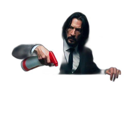 staff, weapon, hair, mask transparent PNG cut-out