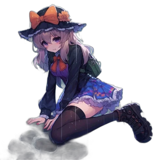 hat, dress, creature, jacket transparent PNG cut-out