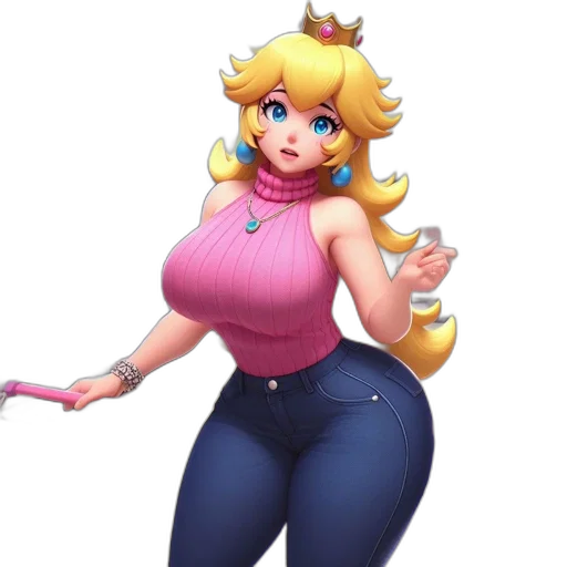 dress, crown, staff, weapon transparent PNG cut-out