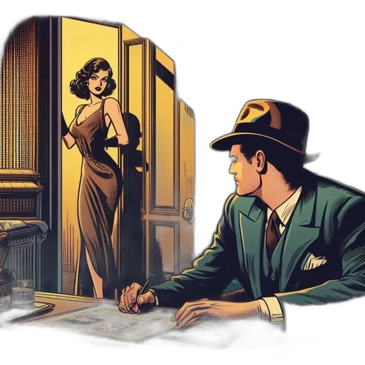 hat, comic book art, concept art, cartoon transparent PNG cut-out