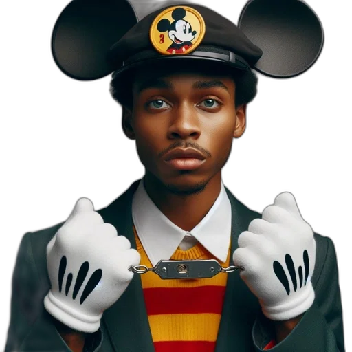 hat, staff, jacket, face transparent PNG cut-out