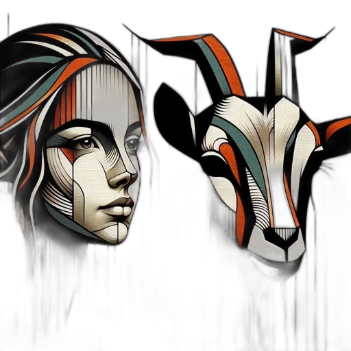 mask, concept art, fantasy art, comic book art transparent PNG cut-out