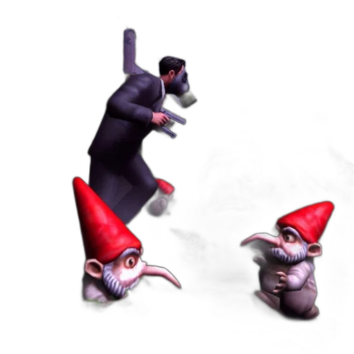hat, staff, creature, concept art transparent PNG cut-out
