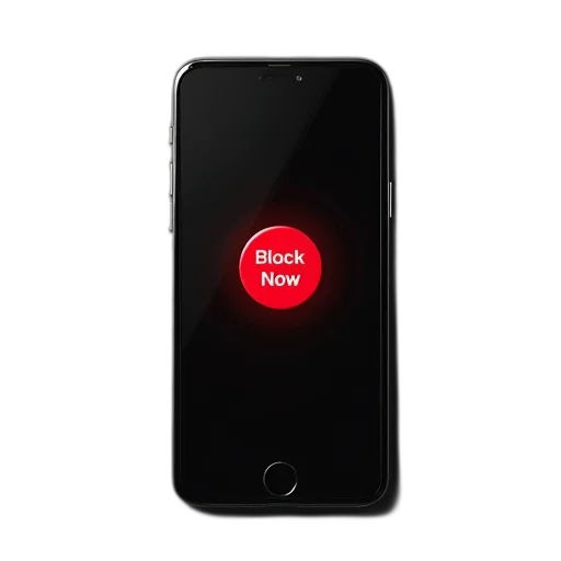 black, modern, cell, phone transparent PNG cut-out