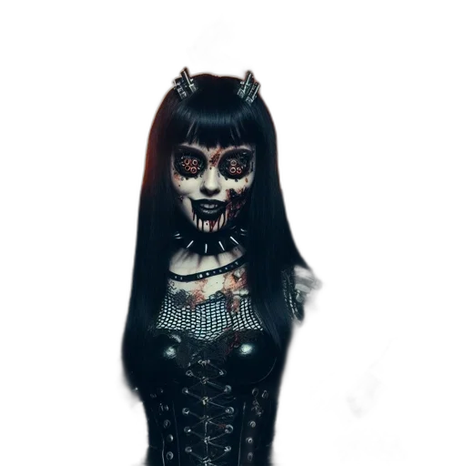 mask, dress, face, creature transparent PNG cut-out