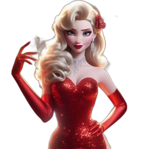 dress, concept art, fantasy art, comic book art transparent PNG cut-out
