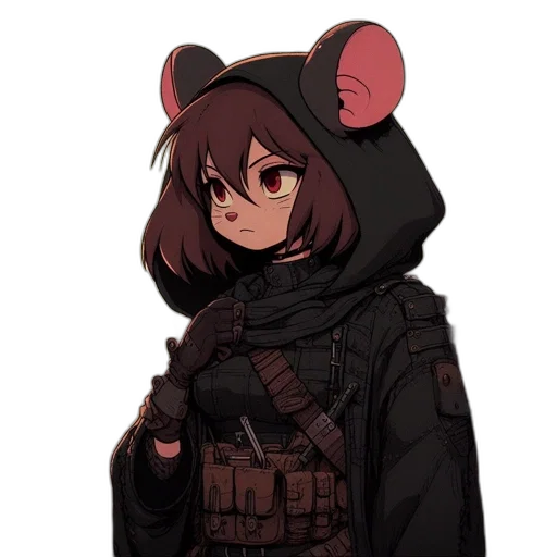 jacket, weapon, mask, animal transparent PNG cut-out