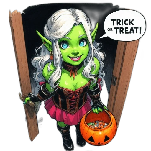 comic book art, concept art, fantasy art, cartoon transparent PNG cut-out