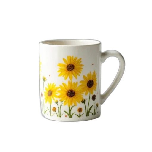 flower, photorealistic, 3d render, ceramic transparent PNG cut-out