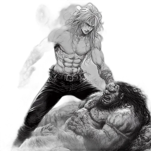 comic book art, fantasy art, concept art, pencil sketch transparent PNG cut-out