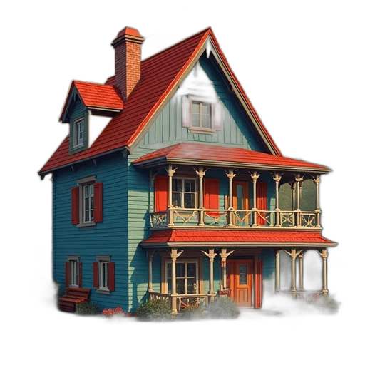 building, furniture, 3d render, concept art transparent PNG cut-out